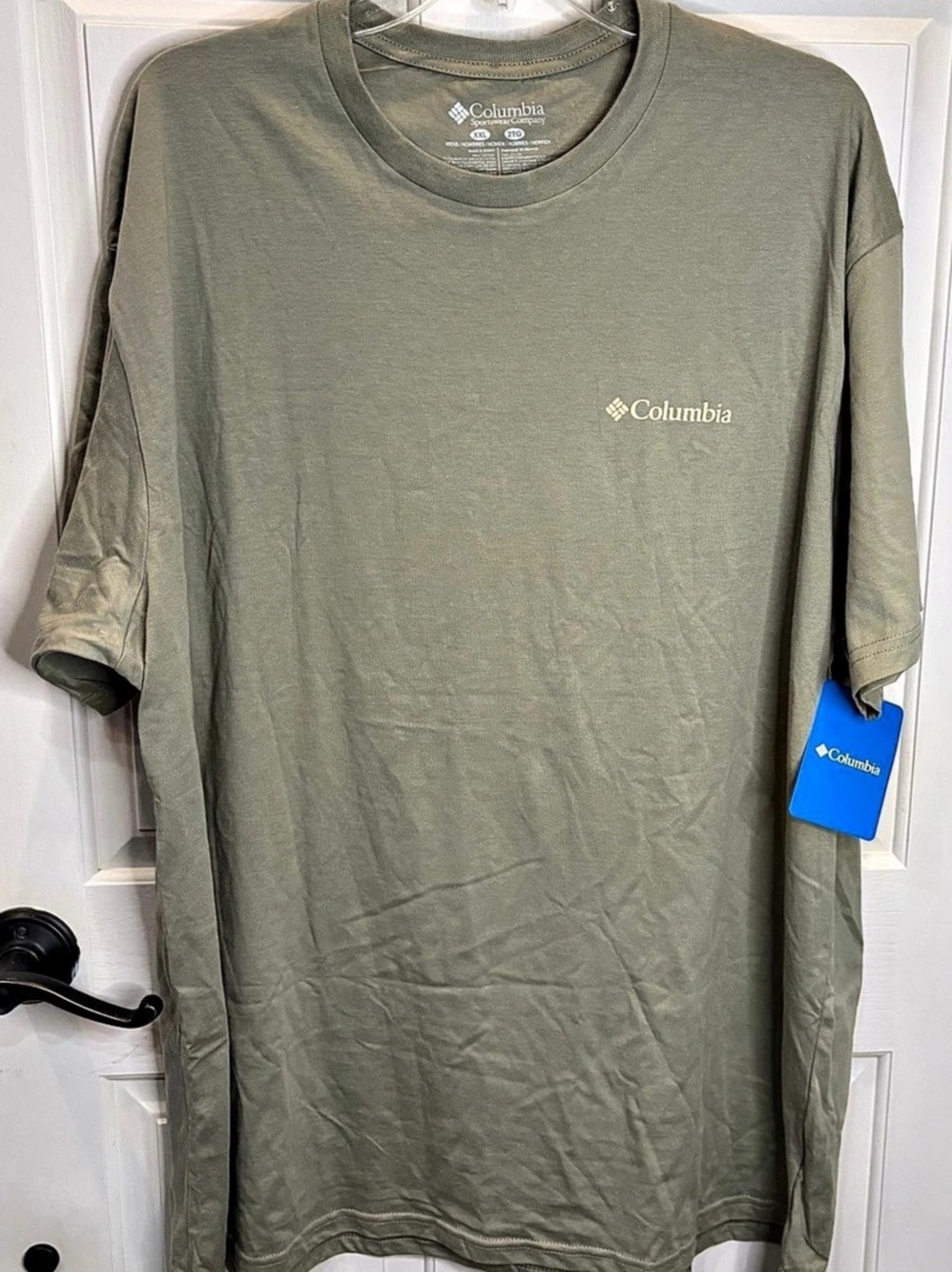 Columbia Golden Retriever Graphic T-Shirt Green XXL
